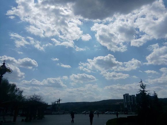 【图片】最喜家里的蓝天白云、【宁县吧】